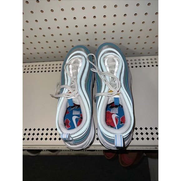 Nike Air Max 97 Spring Floral Mens Athletic Shoes Sneakers Size 10.5 DQ7644-100 - Picture 2 of 8